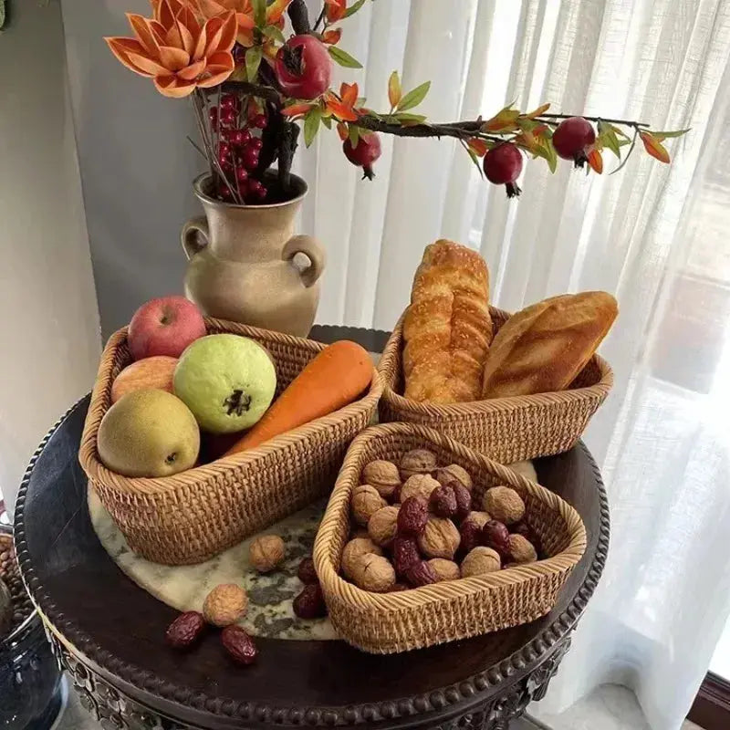 Cesto Organizador de Vime para Cozinha | Santorini ©