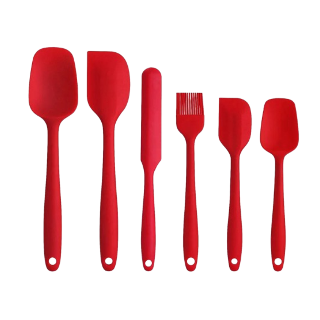 Kit Utensílios de Cozinha Silicone 6 Peças | Santorini ©