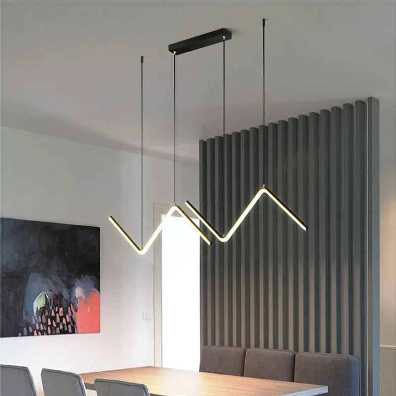 Luz Pendente Moderna de Linha Longa 90 Cm | Santorini ©